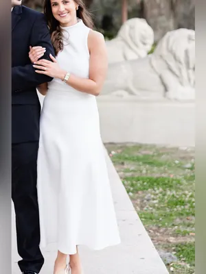 Showpo White High Neck Sleeveless Maxi Dress thumbnail 4