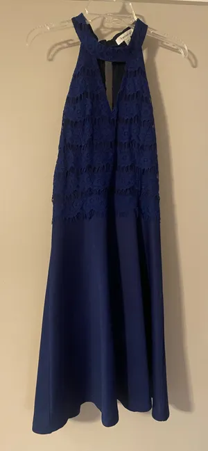 Navy Blue Francesca's Dress thumbnail 1