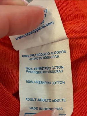 Women’s Delta Pro Weight Orange T-Shirt “Blessed Girl” Size Small 100% Cotton thumbnail 6