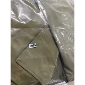 Army Green Double Breasted Trench Coat Longline Jacket H9B641 Size M thumbnail 10