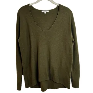 Madewell Kimball Pullover Sweater in Kale Olive Green Womens Size XS thumbnail 2