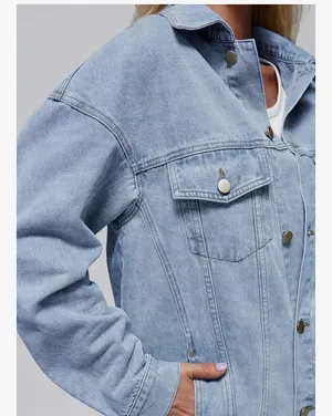 Oversized Jean Jacket Blue Size M thumbnail 3