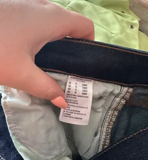 American Eagle NWOT Wide Legs Jeans 14 Short thumbnail 7