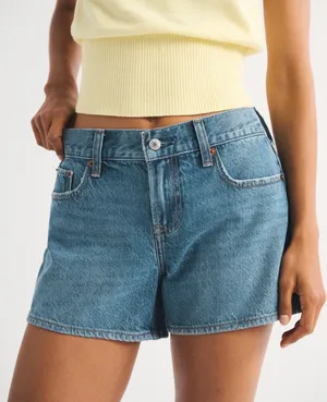 Abercrombie Curve Love Low Rise Baggy Shorts thumbnail 2