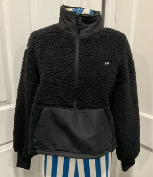 RVCA SHERPA HALF ZIP‎ PULL OVER JACKET thumbnail 1