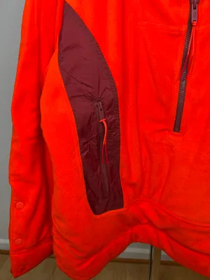 Free People Movement Oversized Colorblock Climber Red Poppy Combo Jacket thumbnail 8