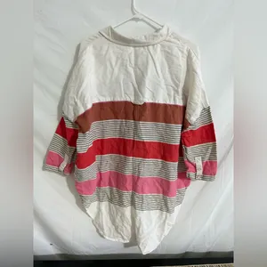 Holding‎ Horses by Anthropologie Oversized 100% Cotton Botton Down Shirt XS/S thumbnail 4
