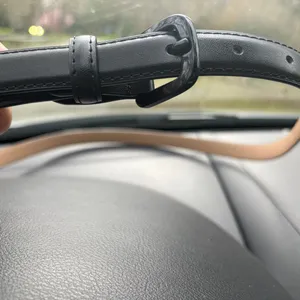 Elegant Black and Tan Women's Belt thumbnail 3