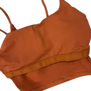 Orange Padded Bralette Sports Bra Size Large NWT thumbnail 3