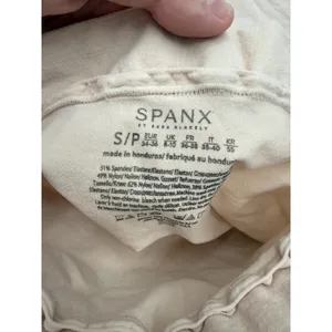 Spanx Shapewear Shorts Sz S Beige High Waisted‎ Mid Thigh Smoothing Compression thumbnail 4