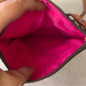 Dooney & Bourke North/South Triple Zip Preppy Modest Nylon Crossbody Bag… thumbnail 8