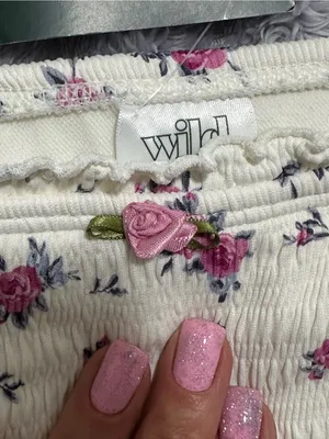 Wild Fable Floral Smocked Bikini Set — White & Pink — Mixed Sizes XL/L — NWT thumbnail 3