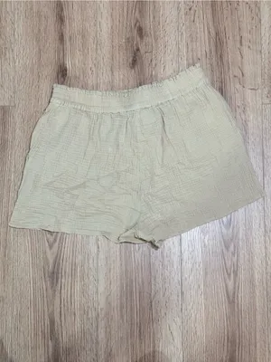 Steve‎ Madden Light Cream High-Waist Gauze Shorts thumbnail 2