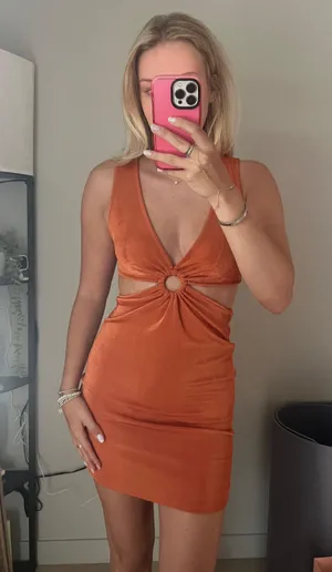 Cutout Mini Dress thumbnail 1