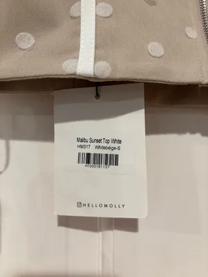 Hello Molly Polka Dot Sheer Sleeve Crop Top thumbnail 4