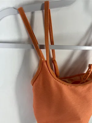 Livy & Kate Peachy Paradise Double Strap Swim Top S NWT thumbnail 3