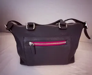 Woman’s Coach leather tote thumbnail 7