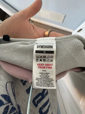 Gymshark Flex Sports Long Sleeve Crop Top Light Grey Marl thumbnail 8
