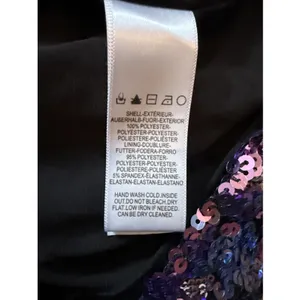Dress The Population Amiya Purple & Silver Sequin Mini Dress XL thumbnail 8
