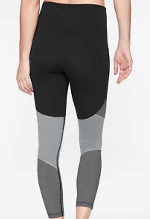 Athleta gray and black 7/8 leggings thumbnail 1