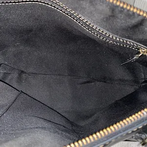 Black faux leather top handle bag thumbnail 6