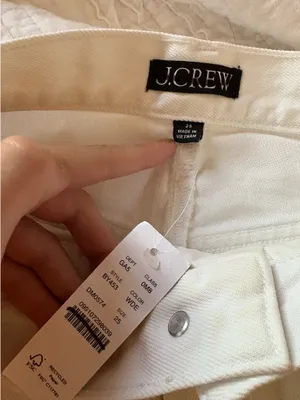 NWT J.Crew Maxi Denim Skirt White thumbnail 3