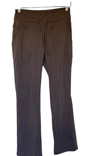 Mondetta‎ purple bootleg high waist yoga pants women's M performance & luxury thumbnail 1