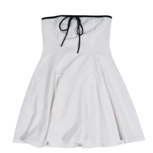 Lucy in the Sky Strapless Bow Mini Dress Small White Coquette Party Romantic thumbnail 2