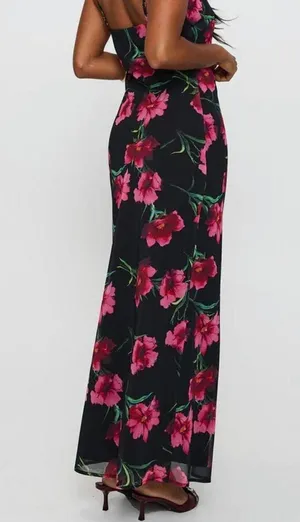 Princess Polly Multi Color Floral Emorie Maxi Dress thumbnail 2