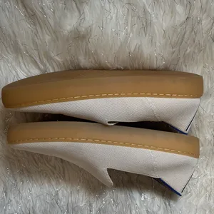 Rothy's Women’s Ivory Beige Slip-On Comfort Flat Sneakers Size W9.5 thumbnail 8