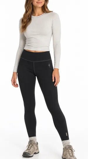 Smartwool Merino 150 Black Leggings XS Wool Base Layer Hiking Ski Outdoor Pants thumbnail 1