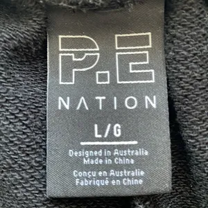 PE Nation Black Apex Sweat Shorts Large Streetwear Lounge thumbnail 7