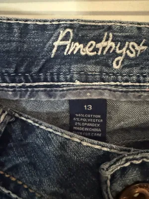 Amethyst Jeans Women's Blue Denim Shorts thumbnail 2