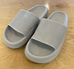 Pillow‎ Slide Womens Non-Slip Ultra Soft EVA Slippers Gray Size 38-39 thumbnail 1