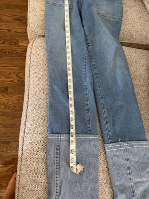 Good American Women’s Light Blue Denim Jumpsuit Jeans thumbnail 12