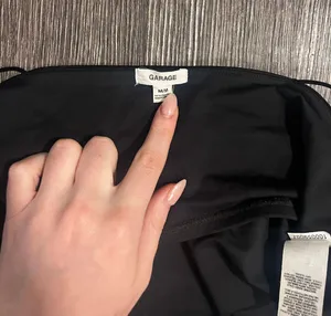 Garage Black Crop Top thumbnail 3