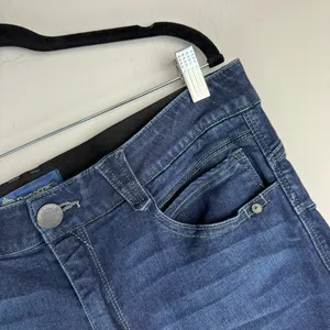 Democracy Ab Solution Womens Plus Skinny Jeans Sz 16 Dark Wash Stretch Denim thumbnail 4