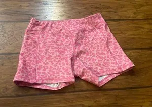 Ebb & Flow Pink cheetah print shorts thumbnail 1
