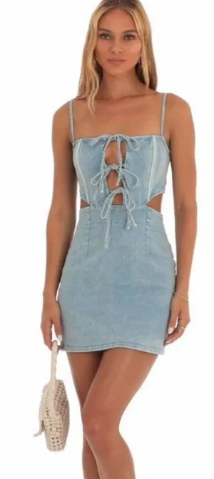 Lucy in the Sky Denim Dress thumbnail 1