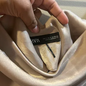Zara Satin Cowl Neck Maxi Dress - Champagne Beige thumbnail 6