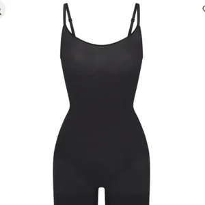 Skims sz L Seamless‎ Sculpt Mid-Thigh Bodysuit Onyx black New without box shorts thumbnail 3