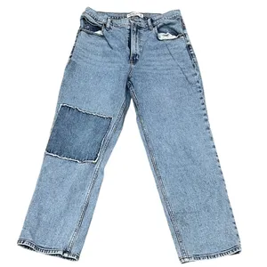 Abercrombie & Fitch Women's Size 30 Ultra High Rise Patchwork Jeans thumbnail 3