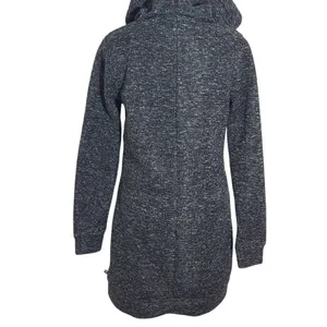 Fabletics Black Yukon Dress Size Small Black Knit Mini Dress with Hoodie thumbnail 2