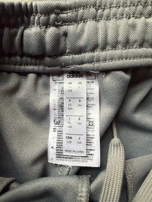 Kids Grey Adidas Track Pant  thumbnail 3