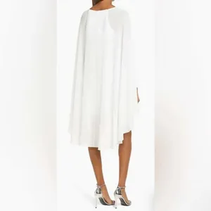 One33 Social White Sequin Cape Minidress Size 10 Bridal Cocktail Sheath thumbnail 6