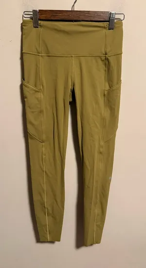 Lululemon Fast and Free High-Rise Tight 28" Non-Reflective Suede Grape Leaf- 6 thumbnail 1