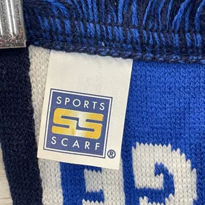 Tennessee Special Olympics Scarf Freeze For A Reason Blue White Knit Polar Bear‎ thumbnail 6