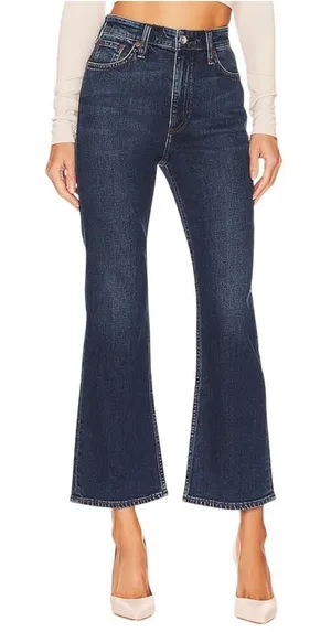 Rag & Bone Casey High Rise Ankle Flare Chelsea Wash Size 30 Minimalist Casual thumbnail 1