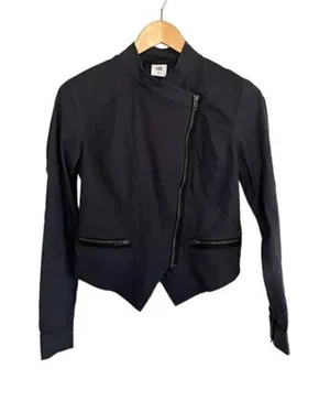 ‎Cabi Twilight Moto Asymmetrical Jacket Style #3023 Size XS thumbnail 1