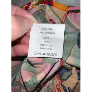 Label of Love Calista Off Shoulder Maxi Dress M NWT Tropical Boho Resort thumbnail 9